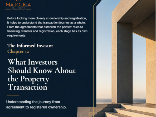 The Informed Investor, Chapter Twelve: What Investors Should Know About the Property Transaction
