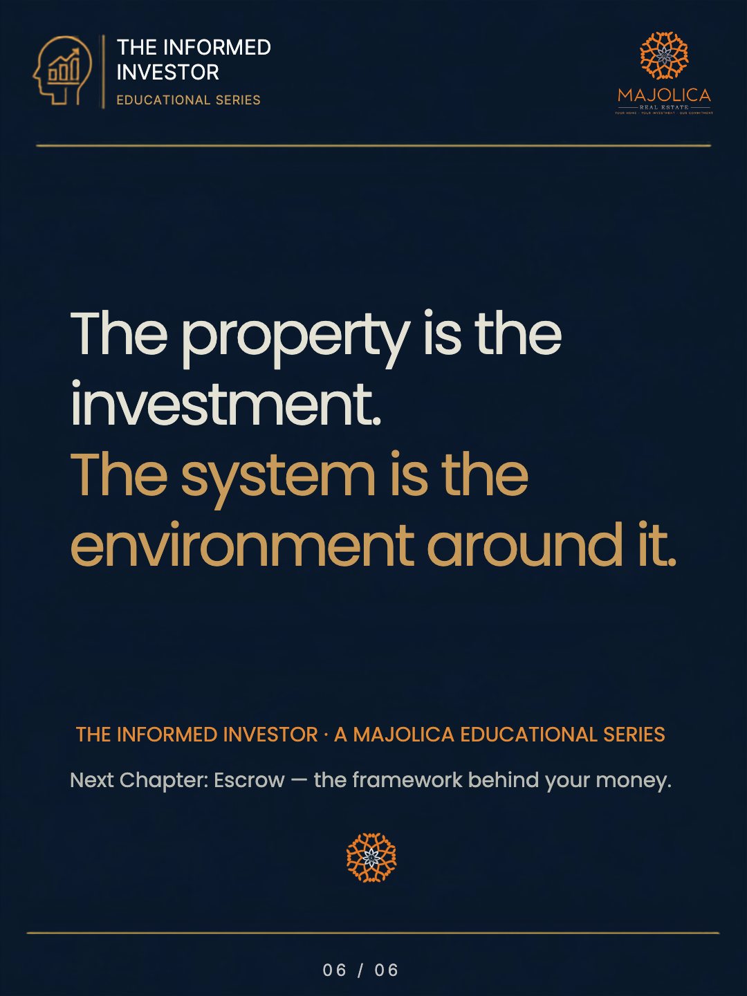 The Informed Investor, Chapter Nine: What Investors Should Know About Dubai's Real Estate Rules — slide 6