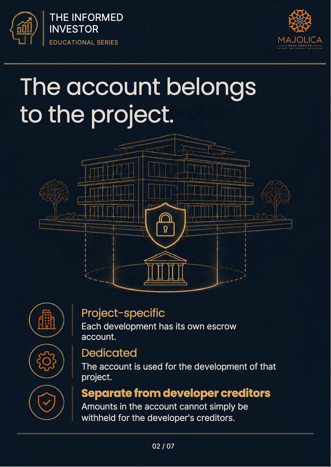 The Informed Investor, Chapter Ten: What Investors Should Know About Escrow — slide 3