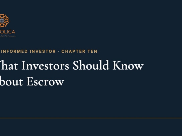 The Informed Investor, Chapter Ten: What Investors Should Know About Escrow