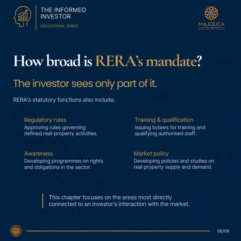 The Informed Investor, Chapter Eleven: What Investors Should Know About RERA — slide 7