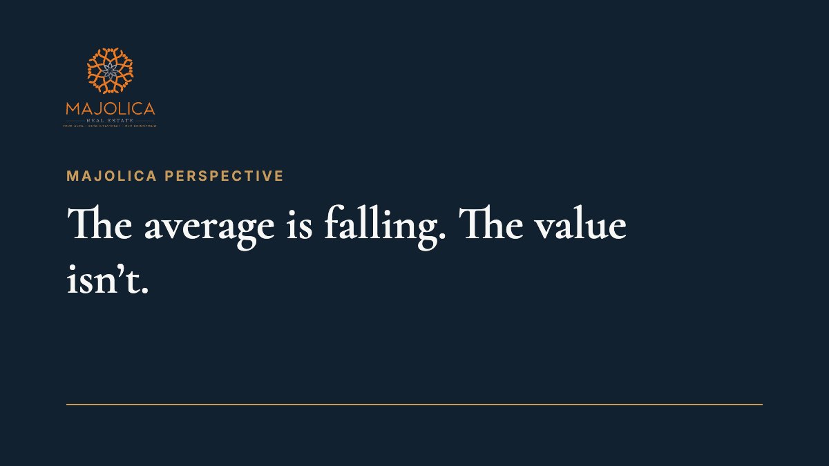 Majolica Perspective: The average is falling. The value isn’t.