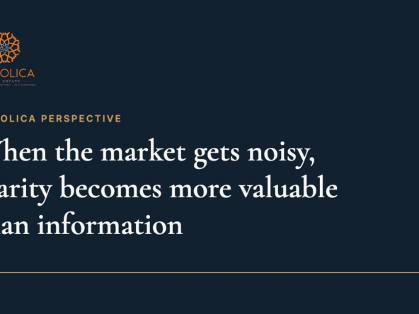 Majolica Perspective: When the market gets noisy, clarity becomes more valuable than information. That’s where we come in.