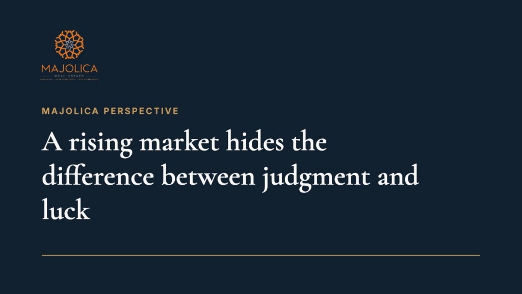 Majolica Perspective: A rising market hides the difference between judgment and luck. A market like this is where judgment holds up.